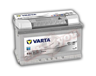 Varta Silver Dynamic (E38) 574402075 (6 CT-74) h-175 74Ah-750Aen R+ - фото 1